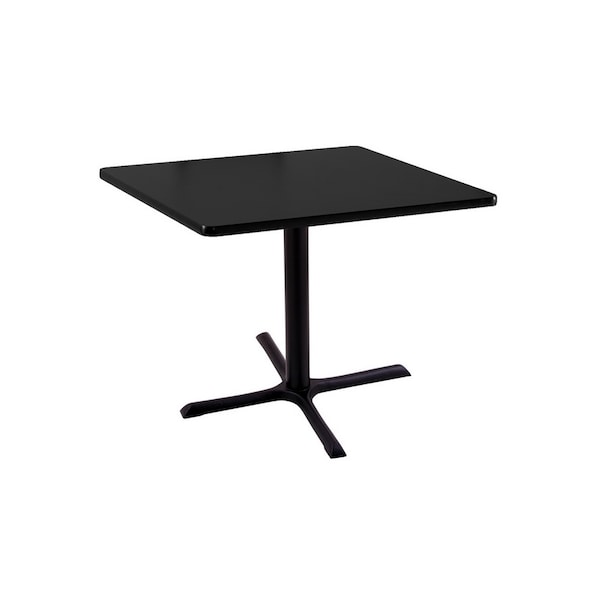 30" 211 Black Table, 30" x 30" Square Top